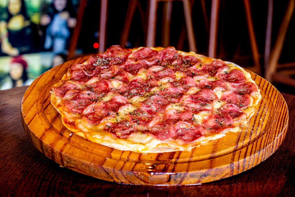 Pizza artesanal da casa - onde comer pizza em Porto de Galinhas Beer Rock